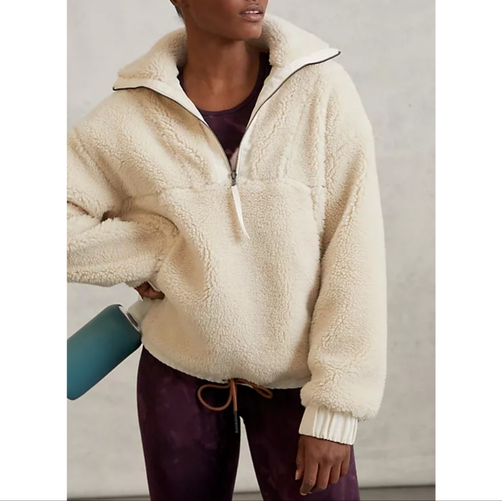 NWT Varley Appleton Sherpa Pullover